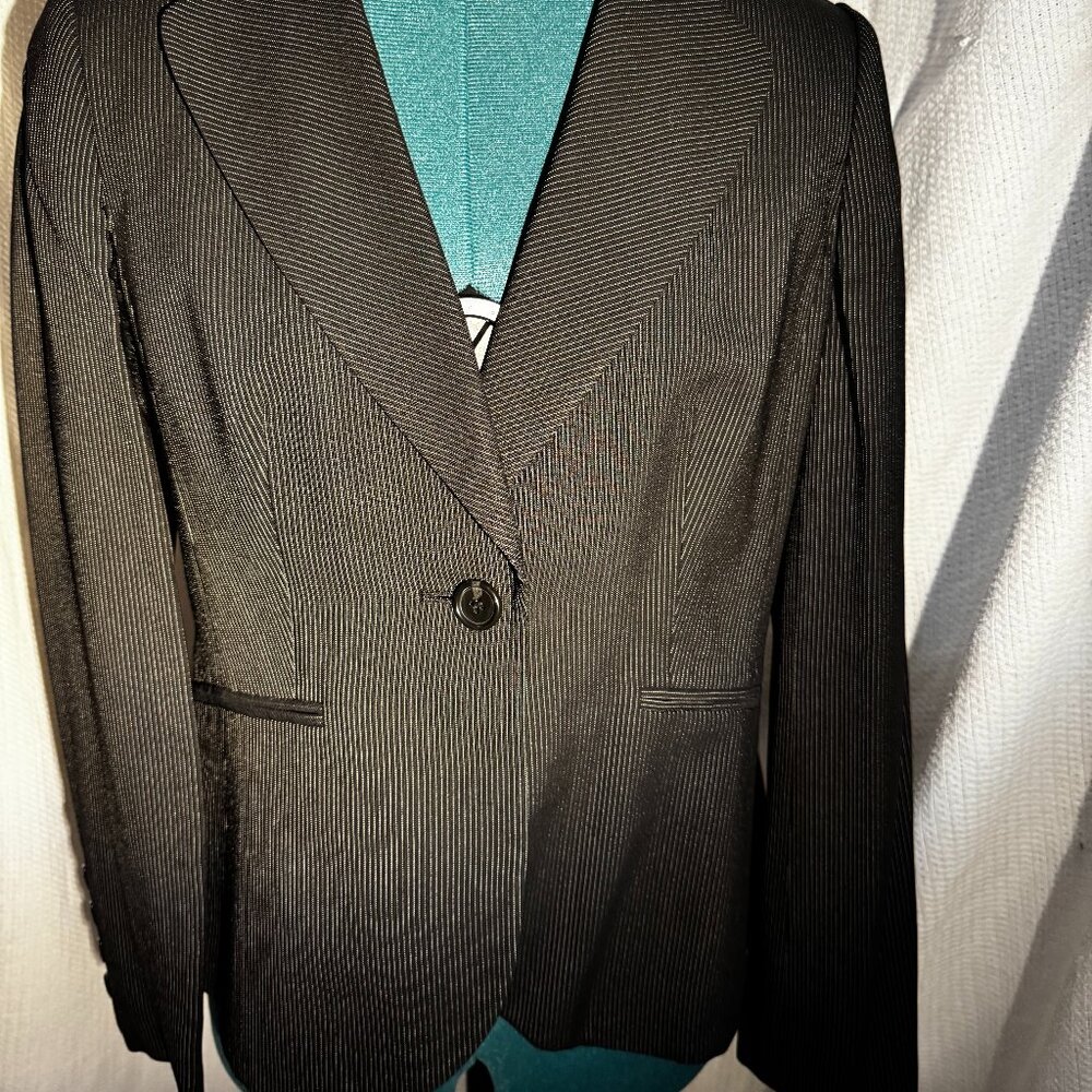 Ann Taylor (Fine Italian Fabric) | 4P | Black/Grey | 53% Wool